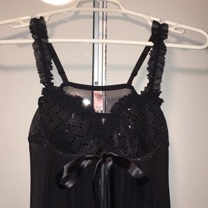 Victoria's Secret Intimates & Sleepwear - VS sexy Little Things lace & tulle babydoll 34B Victoria's Secret Intimates & Sleepwear - VS sexy Little Things lace & tulle babydoll 34B
